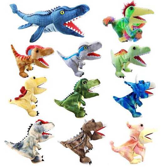  Dinosaur Hand Puppet Plush for Kids Soft and Safe -  ToylandEU™