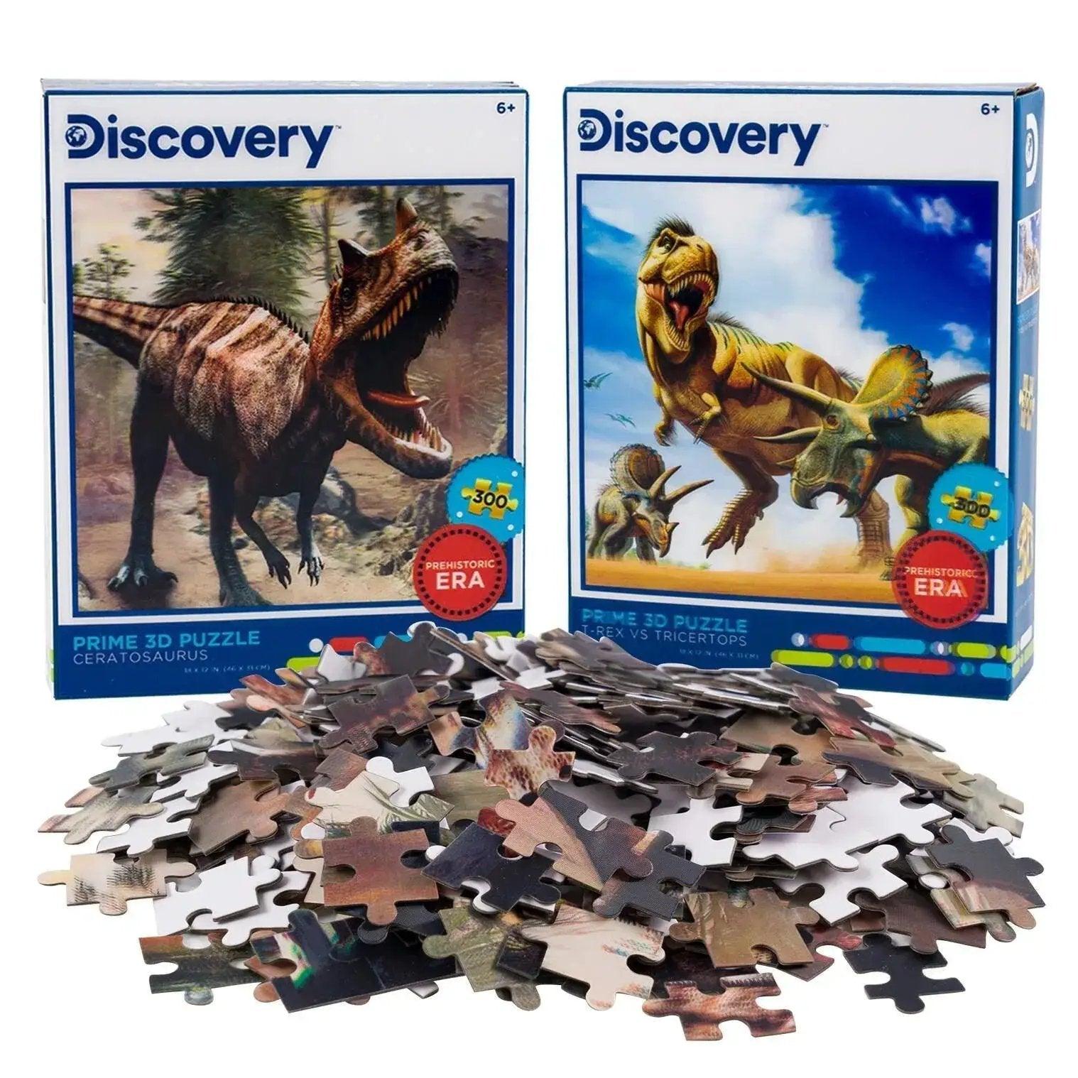 Dinosaur Jigsaw Puzzles Lenticular 3D Battle Set -  ToylandEU™