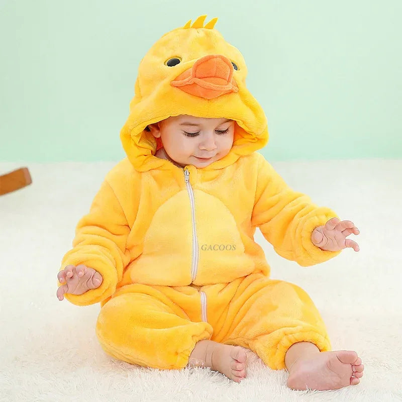 Dinosaur Kigurumi Baby Onesie Pajamas With Hooded Cozy Warmth - ToylandEU
