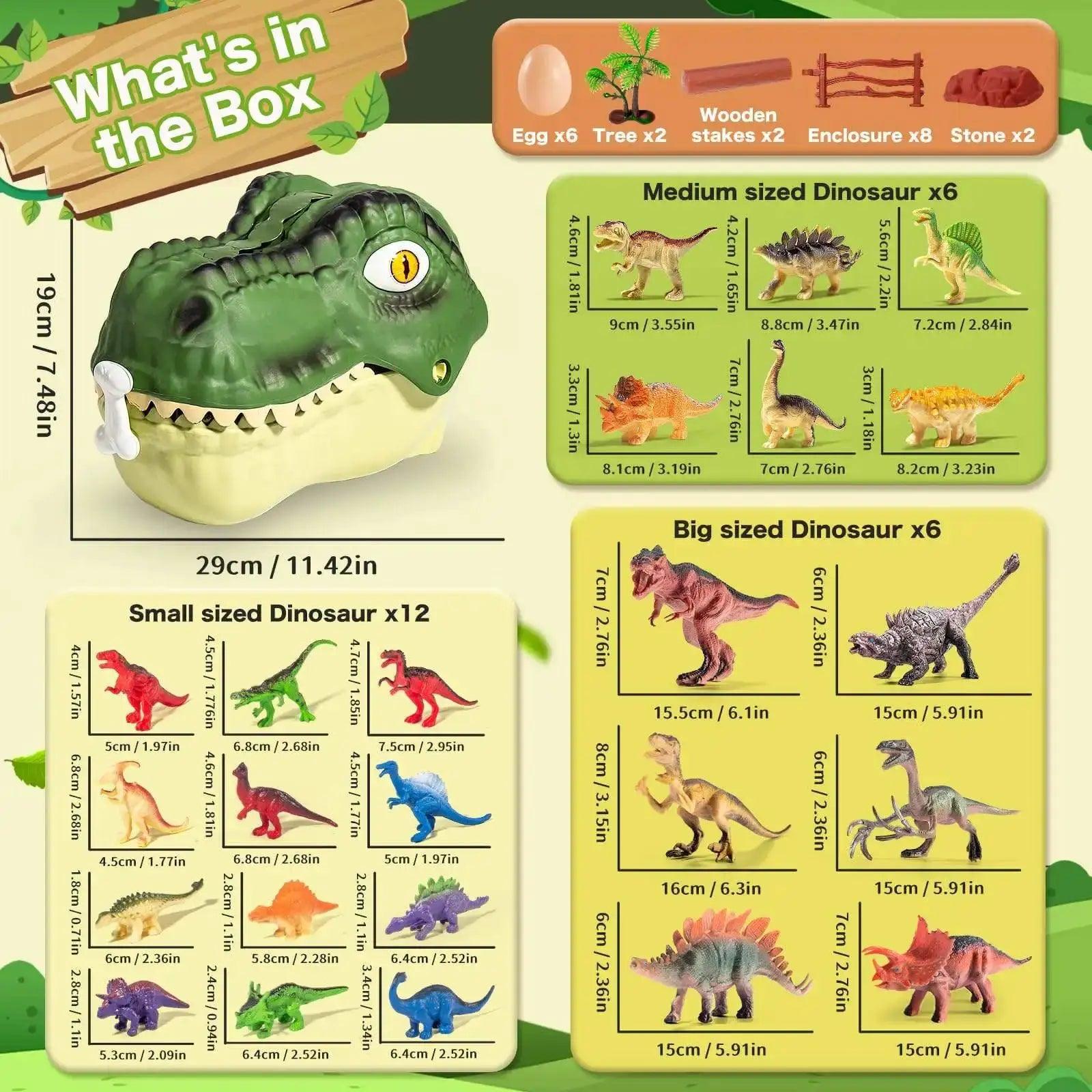  Dinosaur Toys With Storage Box For Imaginative Play -  ToylandEU™