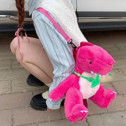  Dinosaur Plush Backpack Crossbody Bag Ultra Soft Kids -  ToylandEU™