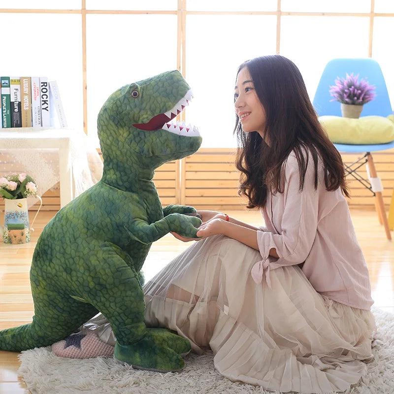  Dinosaur Plush Pillow For Kids Soft Huggable Rex 