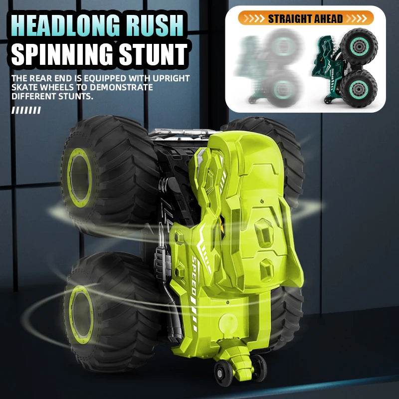 Dinosaur RC Car Remote Control Spray Tumbling Stunt Car - ToylandEU