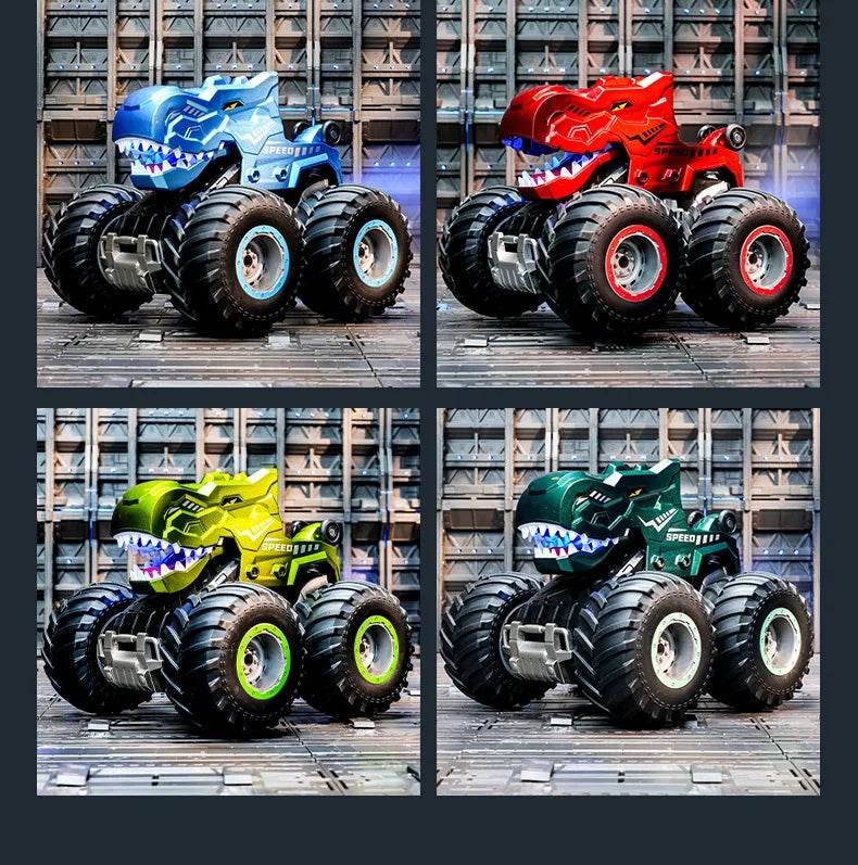 Dinosaur RC Car Remote Control Spray Tumbling Stunt Car - ToylandEU