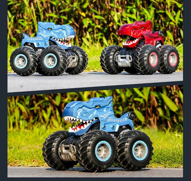 Dinosaur RC Car Remote Control Spray Tumbling Stunt Car - ToylandEU