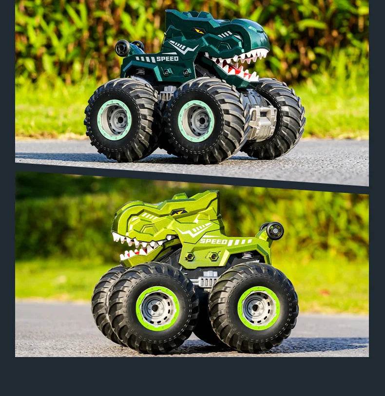 Dinosaur RC Car Remote Control Spray Tumbling Stunt Car - ToylandEU