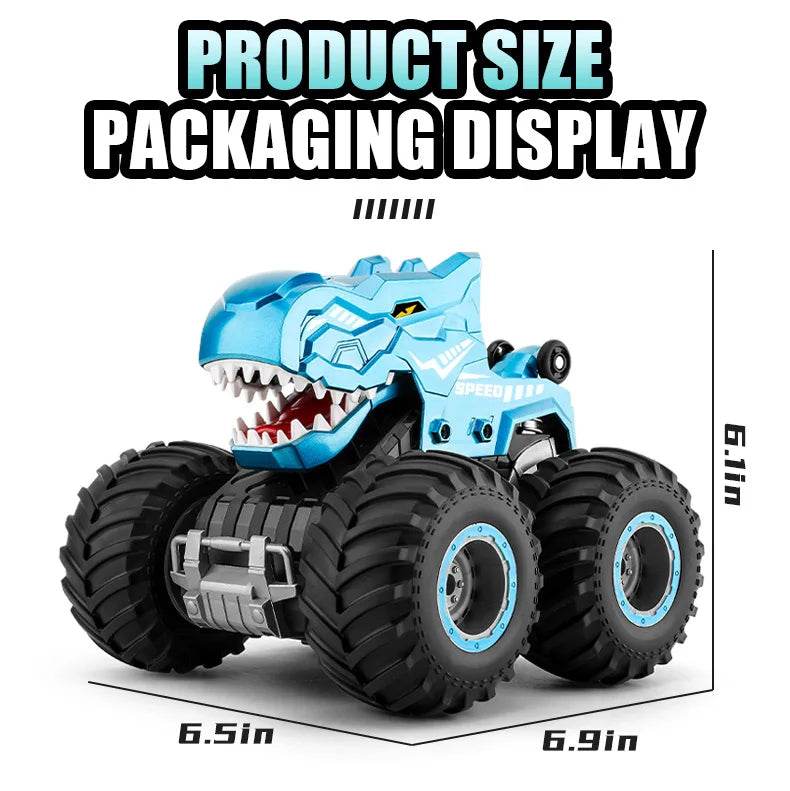 Dinosaur RC Car Remote Control Spray Tumbling Stunt Car - ToylandEU