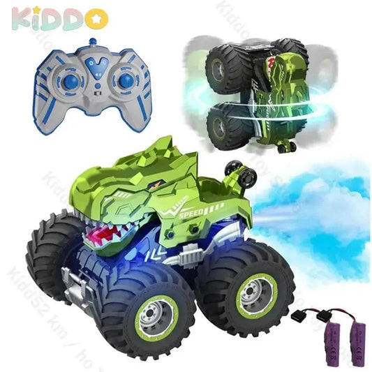  Dinosaur RC Car Remote Control Stunt Car with Lights -  ToylandEU™