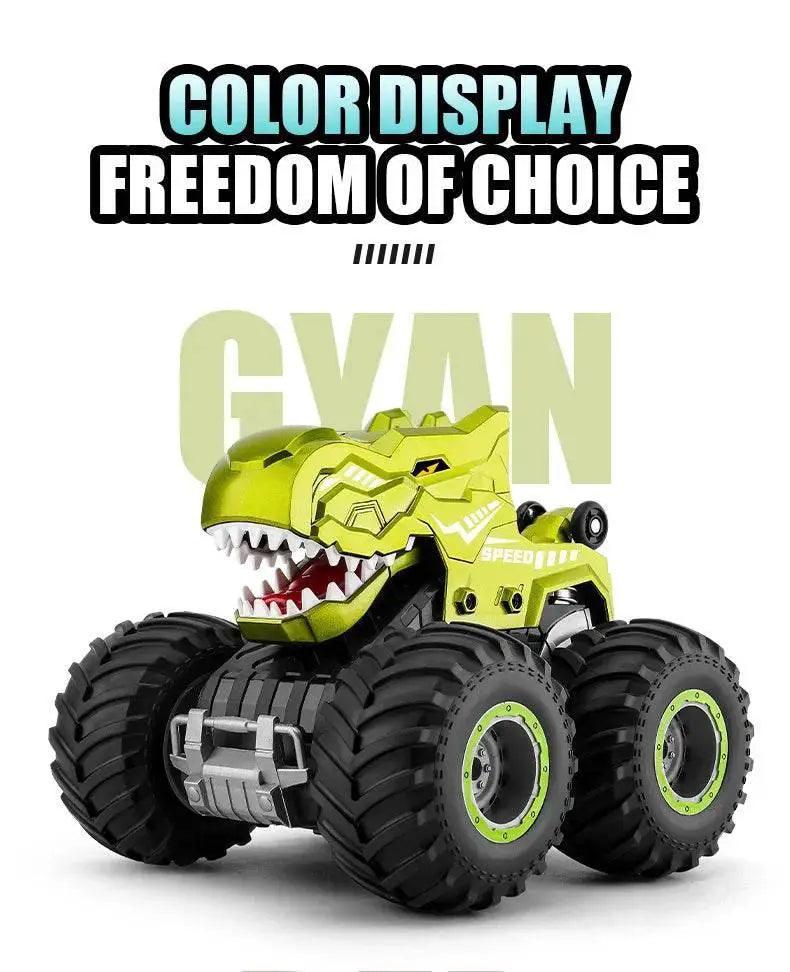  Dinosaur RC Car Remote Control Stunt Car with Lights -  ToylandEU™
