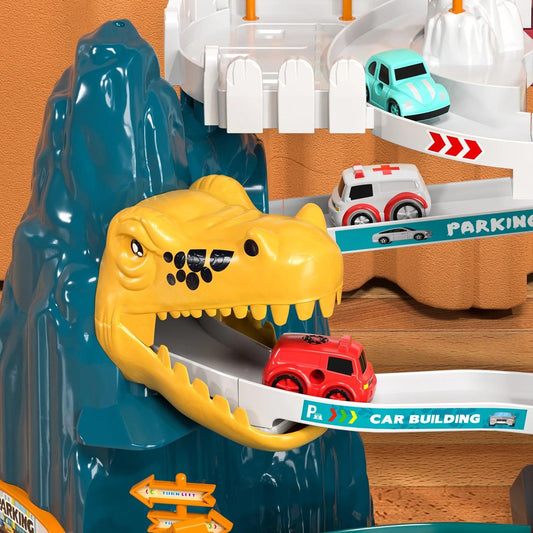 Dinosaur Race Track Toy | Diecast Cars | Toylandeu™