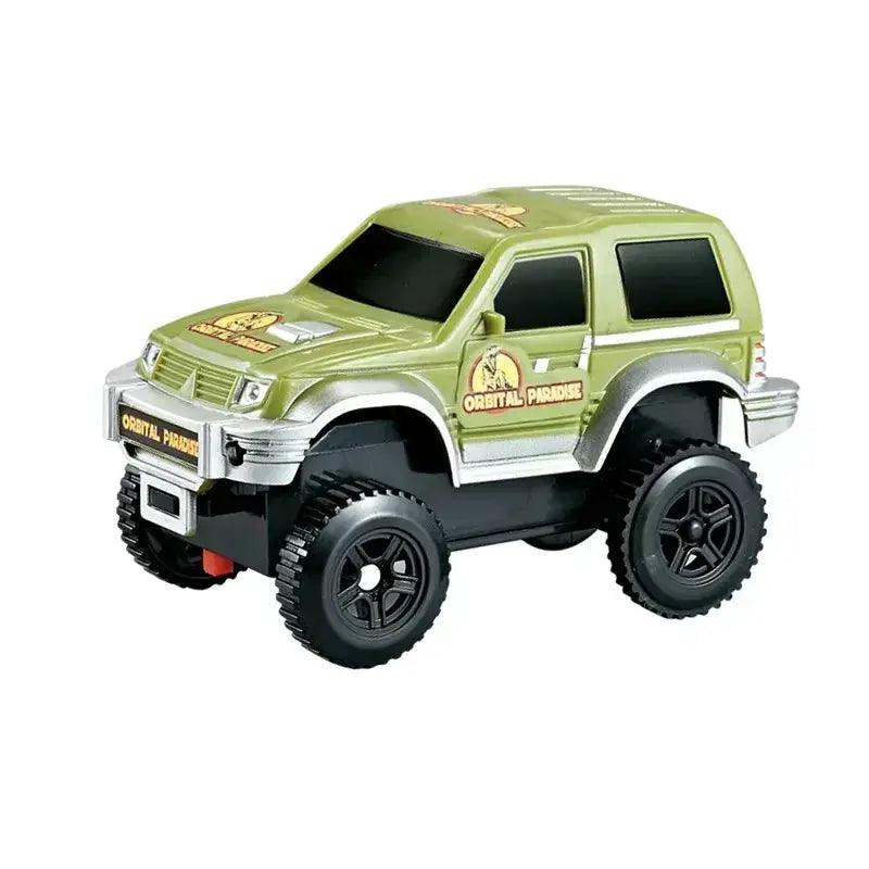  Dinosaur Racing Track Set With Bright Flash Light For Kids -  ToylandEU™