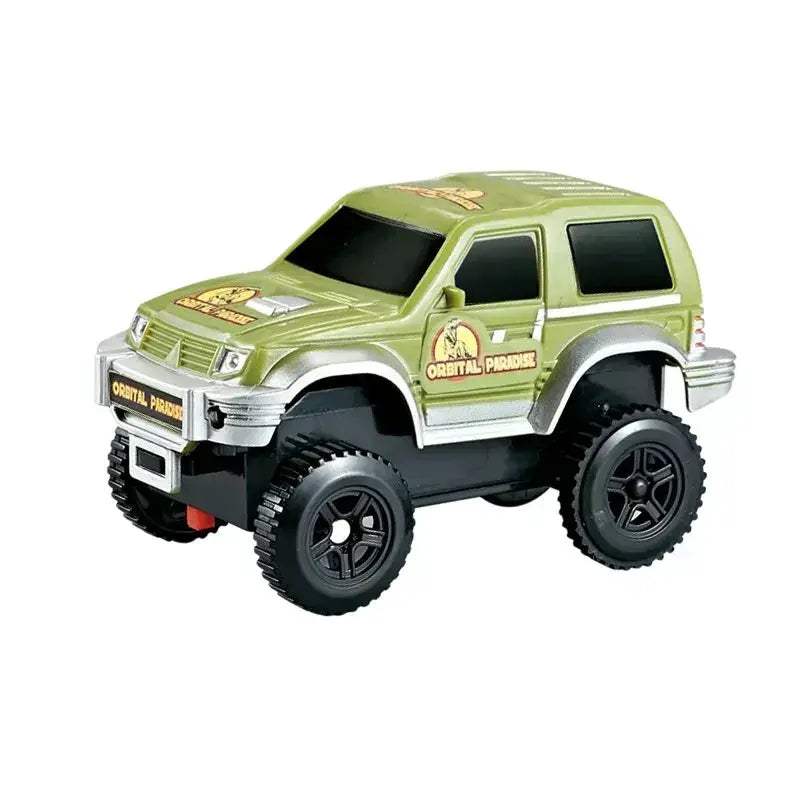 Dinosaur Racing Track Set With Flash Light For Kids - ToylandEU