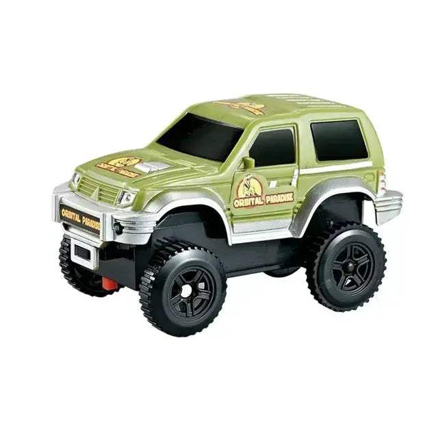 Dinosaur Racing Track Set With Flash Light For Kids - ToylandEU