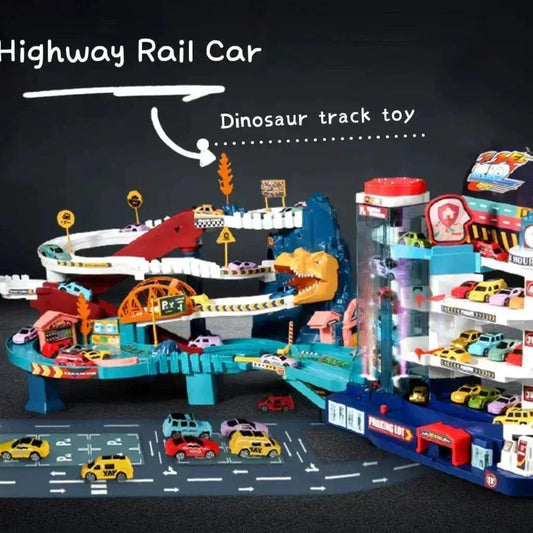  Dinosaur Rail Car Adventure Premium Interactive Playset -  ToylandEU™