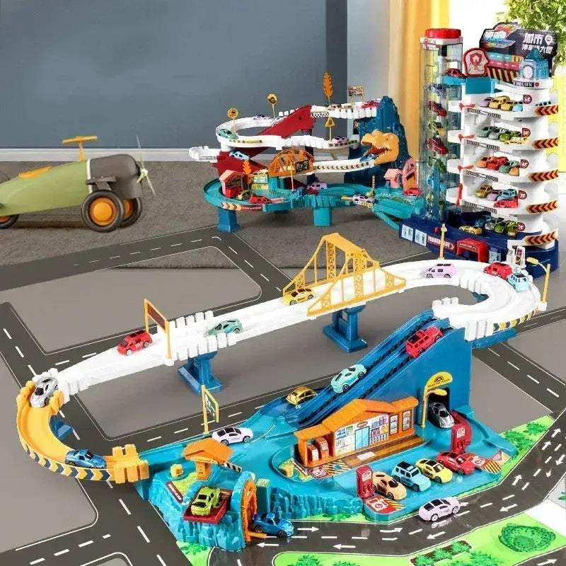 Dinosaur Rail Car Building Adventure Interactive Playset - ToylandEU