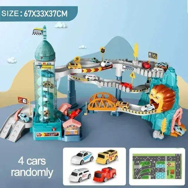 Dinosaur Rail Car Building Adventure Interactive Playset - ToylandEU