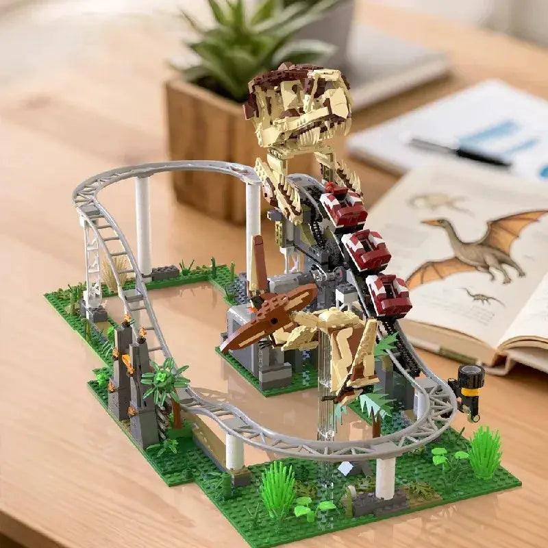  Dinosaur Roller Coaster Building Blocks Lego Ready -  ToylandEU™