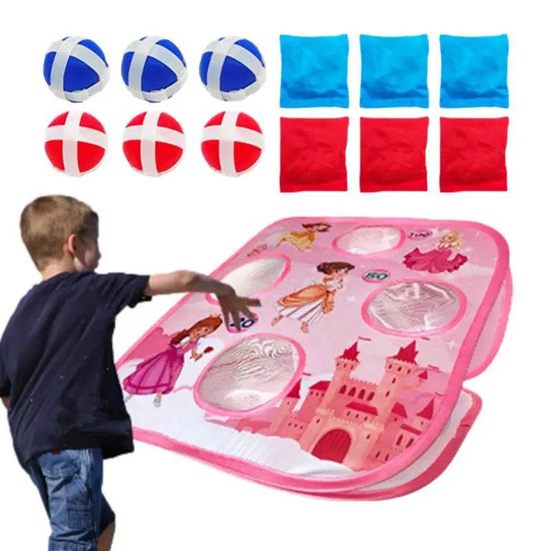 Dinosaur-Themed Double-Sided Bean Bag Toss Game for Family Parties and Outdoor Fun - ToylandEU