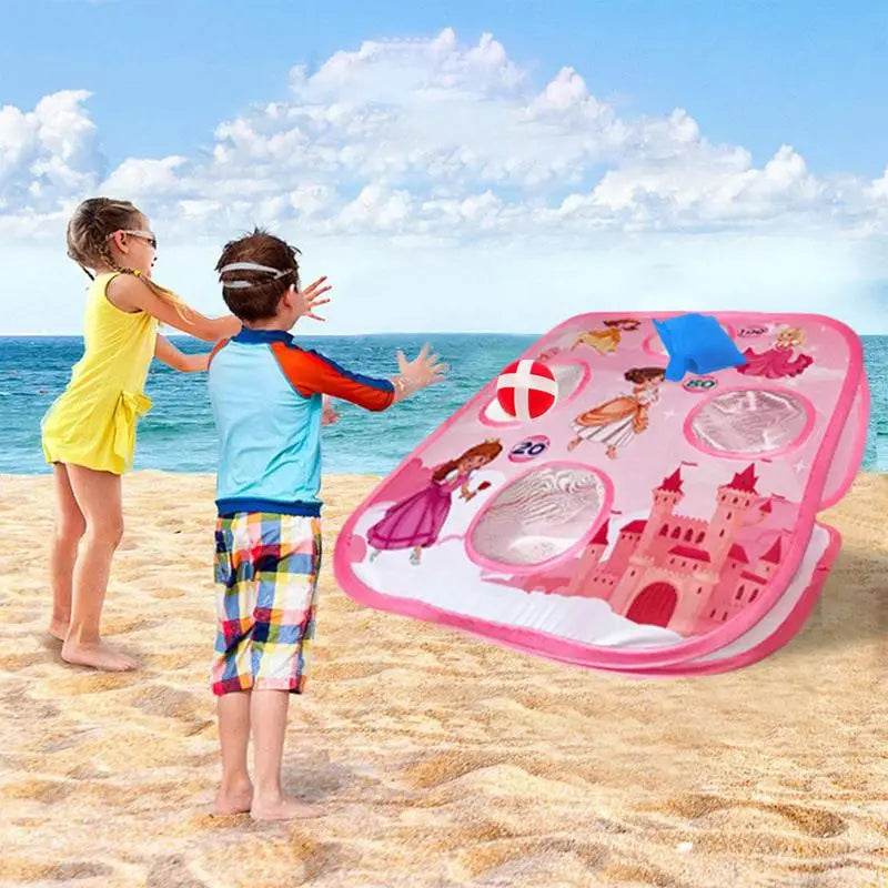 Dinosaur-Themed Double-Sided Bean Bag Toss Game for Family Parties and Outdoor Fun - ToylandEU