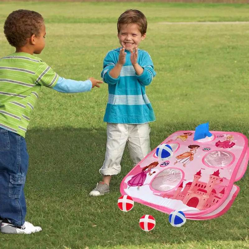 Dinosaur-Themed Double-Sided Bean Bag Toss Game for Family Parties and Outdoor Fun - ToylandEU