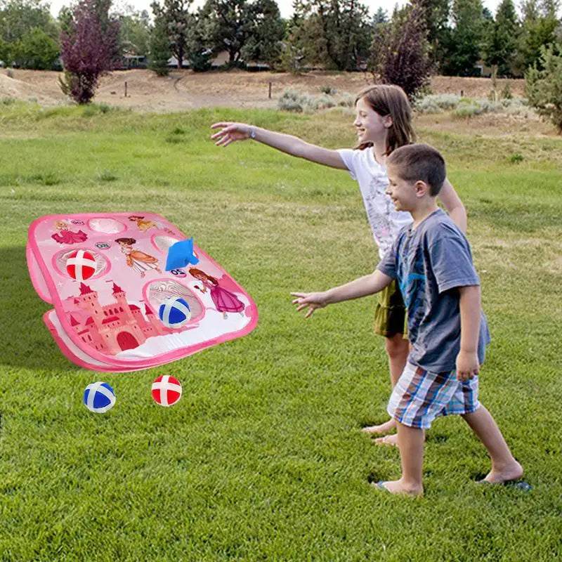 Dinosaur-Themed Double-Sided Bean Bag Toss Game for Family Parties and Outdoor Fun - ToylandEU