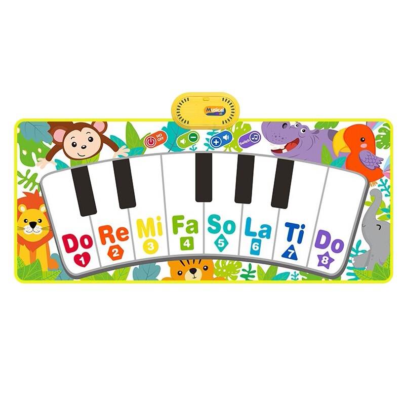 Dinosaur-Themed Musical Play Mat for Babies - Fun Learning Piano Toy - ToylandEU
