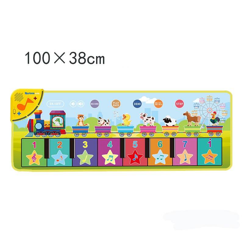 Dinosaur-Themed Musical Play Mat for Babies - Fun Learning Piano Toy - ToylandEU