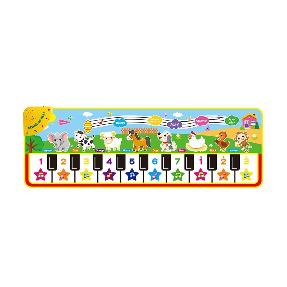 Dinosaur-Themed Musical Play Mat for Babies - Fun Learning Piano Toy - ToylandEU