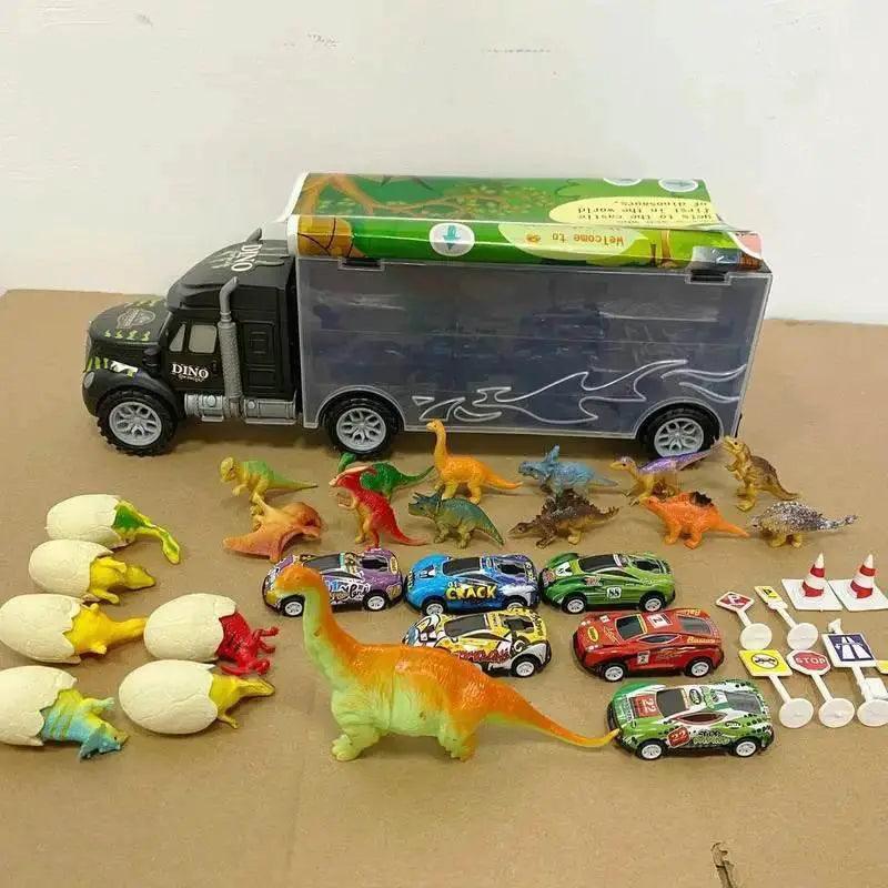  Dinosaur Transport Truck Toy for Kids - Fun Dino Carrier Adventure! -  ToylandEU™