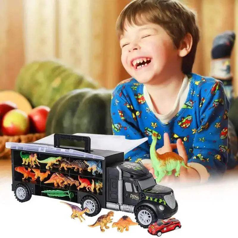  Dinosaur Transport Truck Toy for Kids - Fun Dino Carrier Adventure! -  ToylandEU™