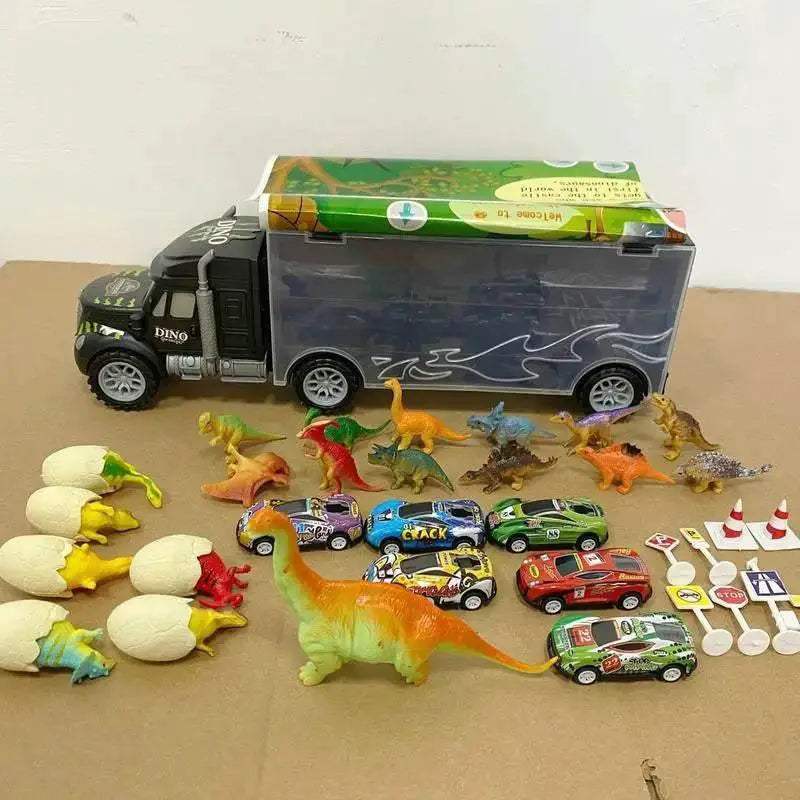  Dinosaur Transport Truck Toy for Kids - Fun Dino Carrier Adventure! -  ToylandEU™
