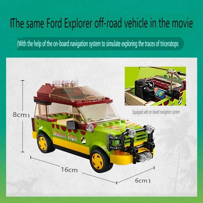 Dinosaur Triceratops Building Blocks Set For Kids Educational STEM Toy - ToylandEU