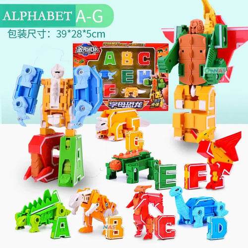 Dinosaur Warriors A-Z Alphabet Adventure for Creative Learning - ToylandEU