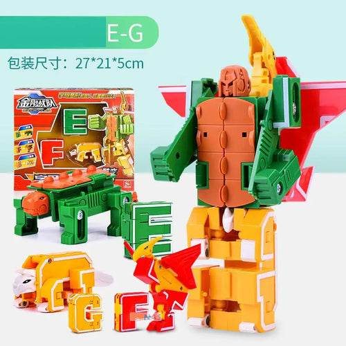 Dinosaur Warriors A-Z Alphabet Adventure for Creative Learning - ToylandEU