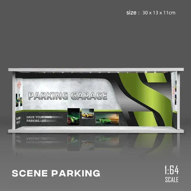  1/64 Garage Diorama With Lighting For Model Scenery -  ToylandEU™