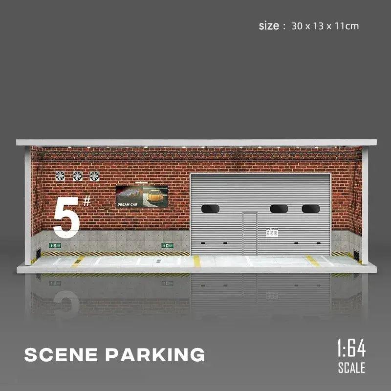  1/64 Garage Diorama With Lighting For Model Scenery -  ToylandEU™