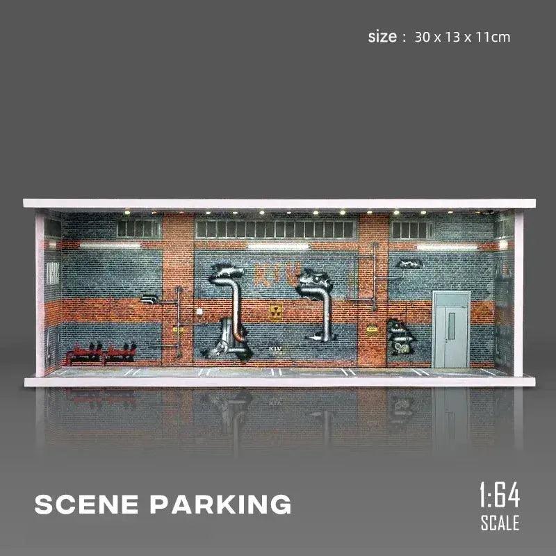 1/64 Garage Diorama With Lighting For Model Scenery -  ToylandEU™