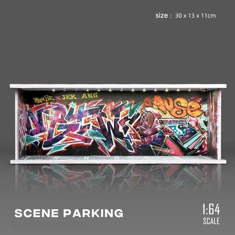 1/64 Garage Diorama With Lighting For Model Scenery -  ToylandEU™