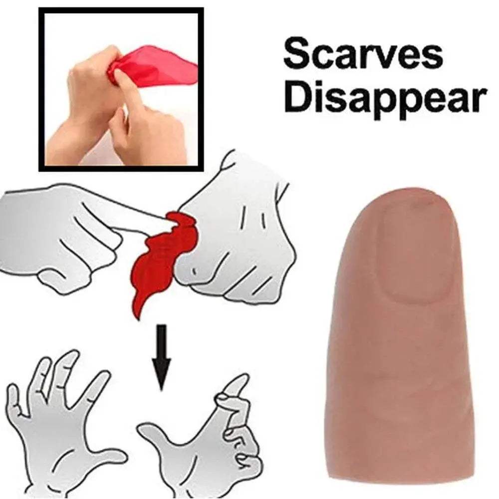 Disappearing Silk Thumb Tip Magic Trick Prop for Magicians - ToylandEU