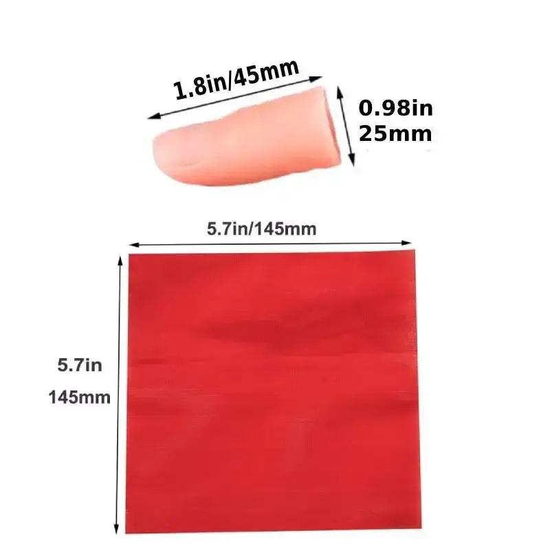 Disappearing Silk Thumb Tip Magic Trick Prop for Magicians - ToylandEU