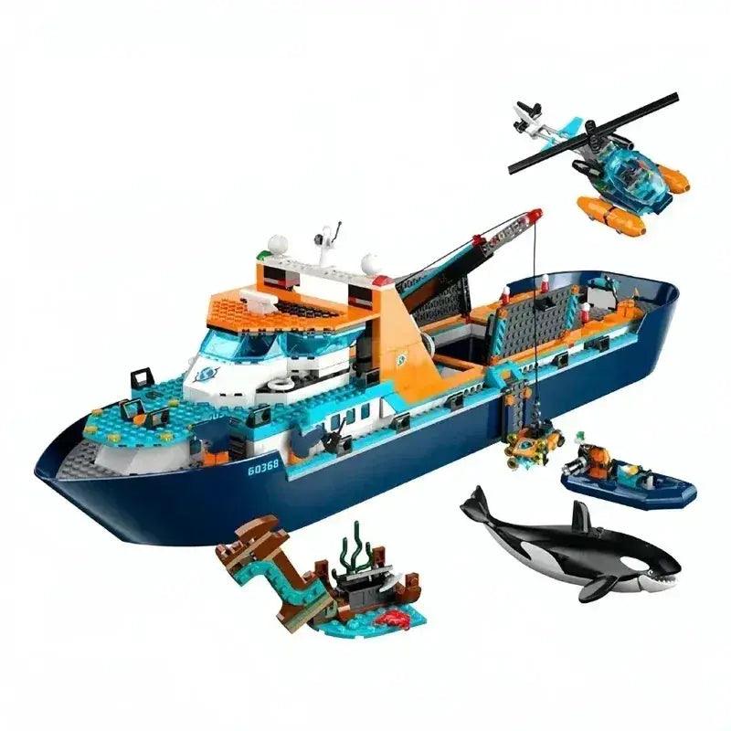  Disney Arctic Explorer Building Blocks Boat Set Deluxe -  ToylandEU™