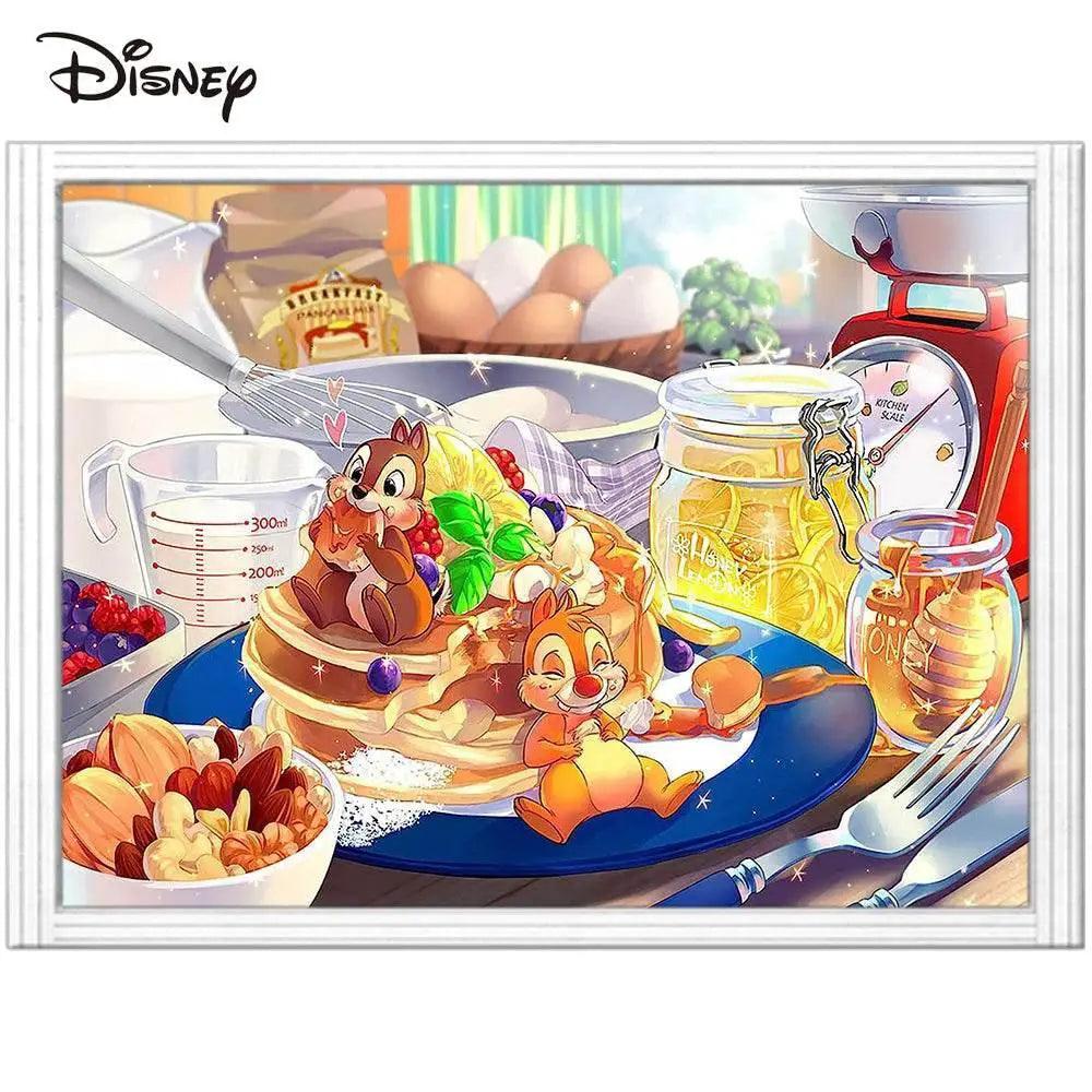  Disney Chip & Dale Cross Stitch Kit - 14ct Counted Fabric Art for Handmade Projects and Gifts -  ToylandEU™