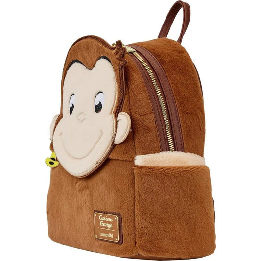  Disney Curious George Plush Mini Backpack 10in Daypack 