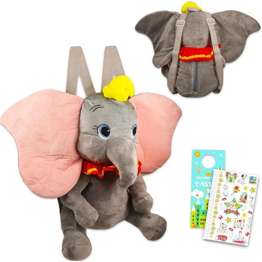  Disney Dumbo Plush Backpack Bundle Deluxe Toy 