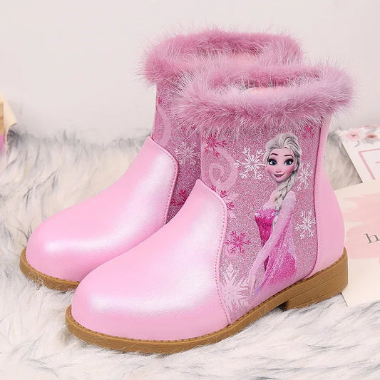 Disney Elsa Girls Winter Boots With Cozy Fur Lining - ToylandEU