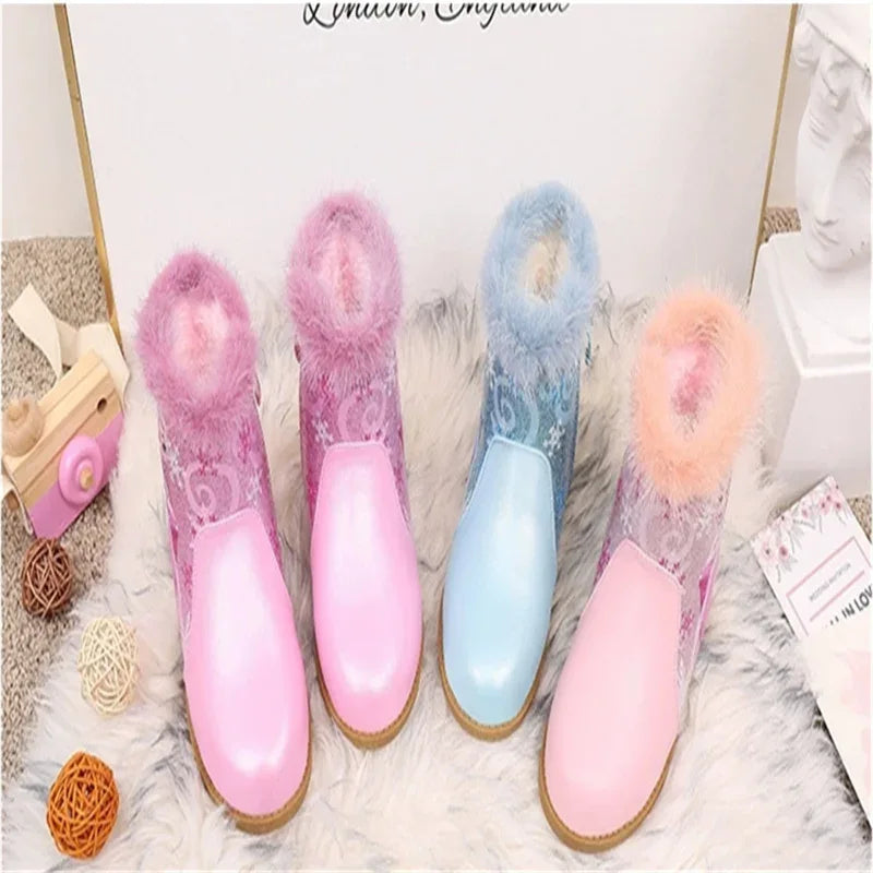 Disney Elsa Girls Winter Boots With Cozy Fur Lining - ToylandEU
