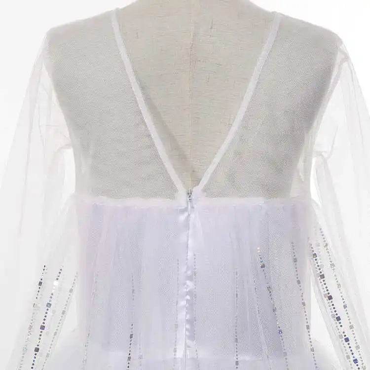 Disney Elsa Mesh Costume For Girls Snow Queen Dress - ToylandEU