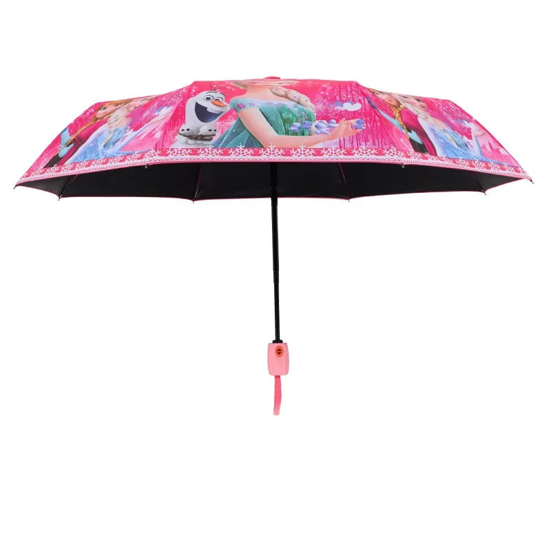 Disney Frozen Auto Open Kids Umbrella Windproof Travel - ToylandEU