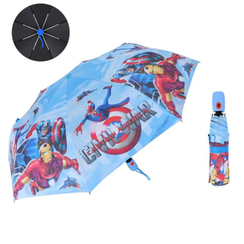 Disney Frozen Auto Open Kids Umbrella Windproof Travel - ToylandEU