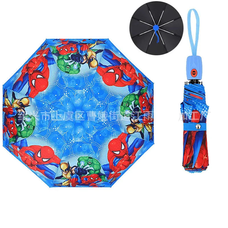Disney Frozen Auto Open Kids Umbrella Windproof Travel - ToylandEU